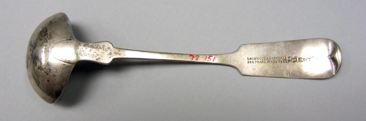 1972.0151 Silver Ladle underside