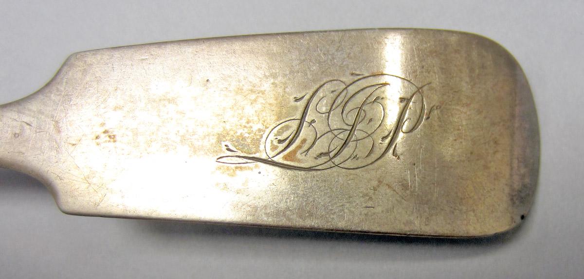 1972.0151 Silver Ladle engraving