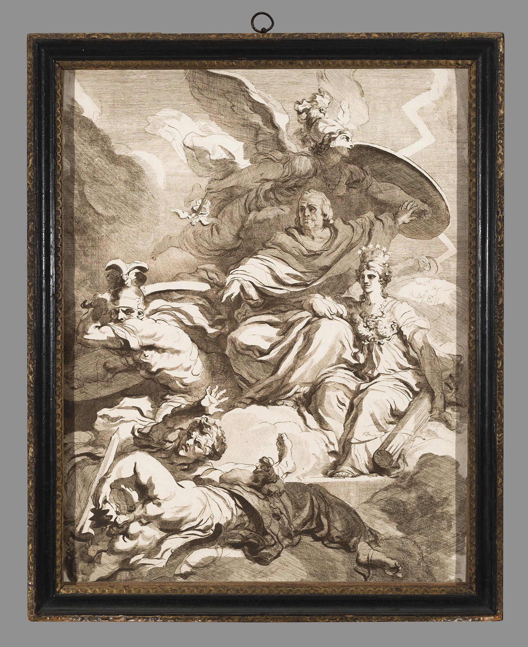 1972.0161 A Print, B Frame, view 1