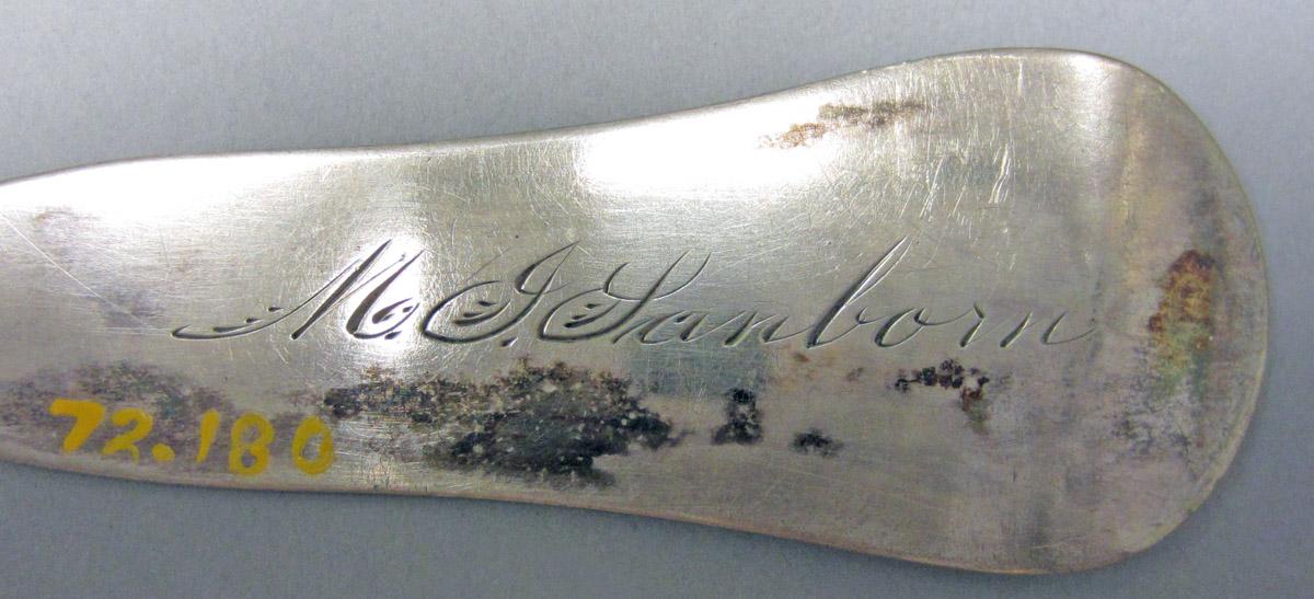 1972.0180 Silver Spoon engraving