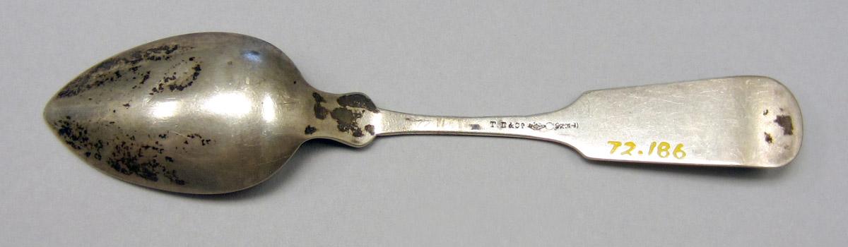 1972.0186 Silver Spoon underside