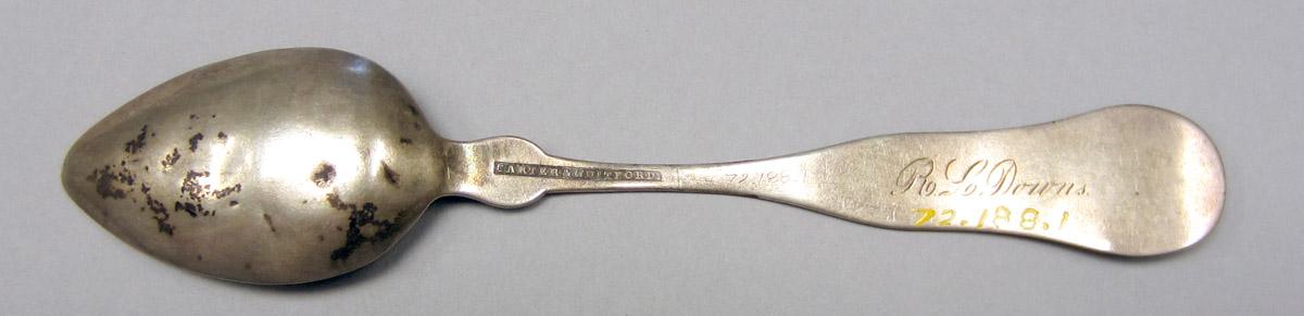 1972.0188.001 Silver Spoon underside