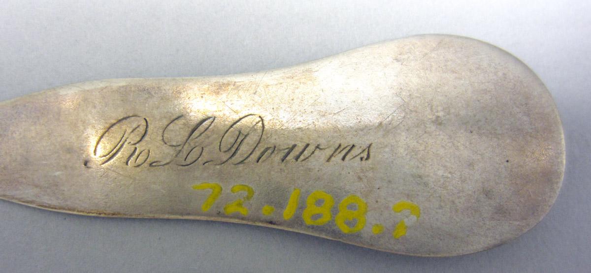 1972.0188.002 Silver Spoon engraving