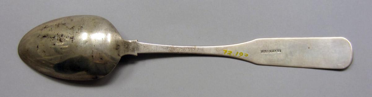 1972.0193 Silver Spoon underside