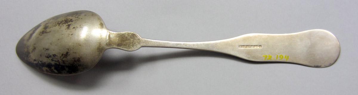 1972.0194 Silver Spoon underside