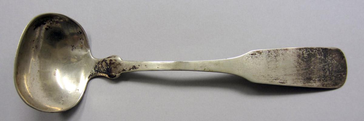 1972.0195 Silver Ladle upper surface
