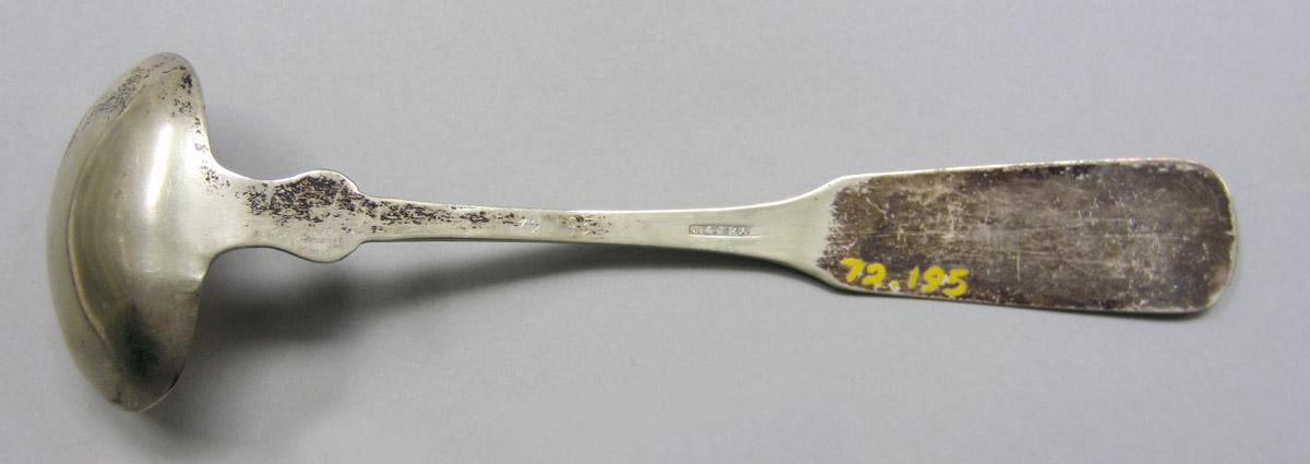 1972.0195 Silver Ladle underside