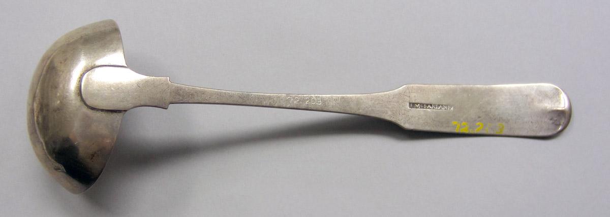 1972.0203 Silver Ladle underside