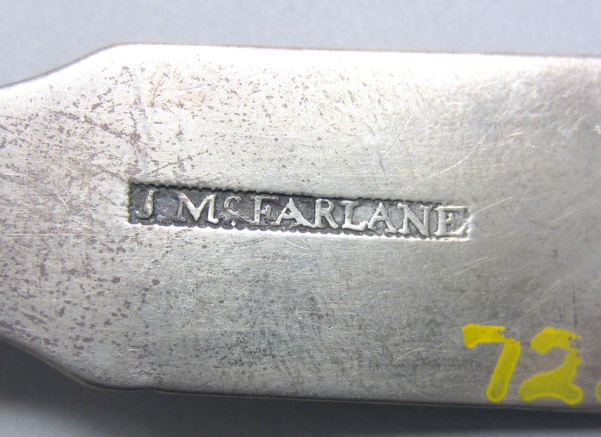 1972.0203 Silver Ladle mark