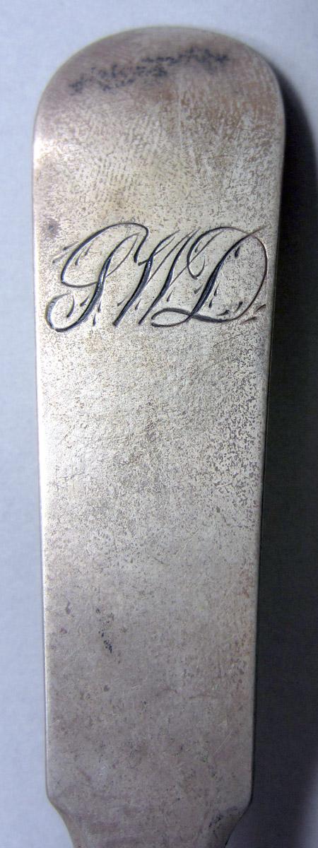 1972.0204 Silver Ladle engraving