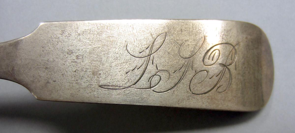 1972.0206 Silver Ladle engraving