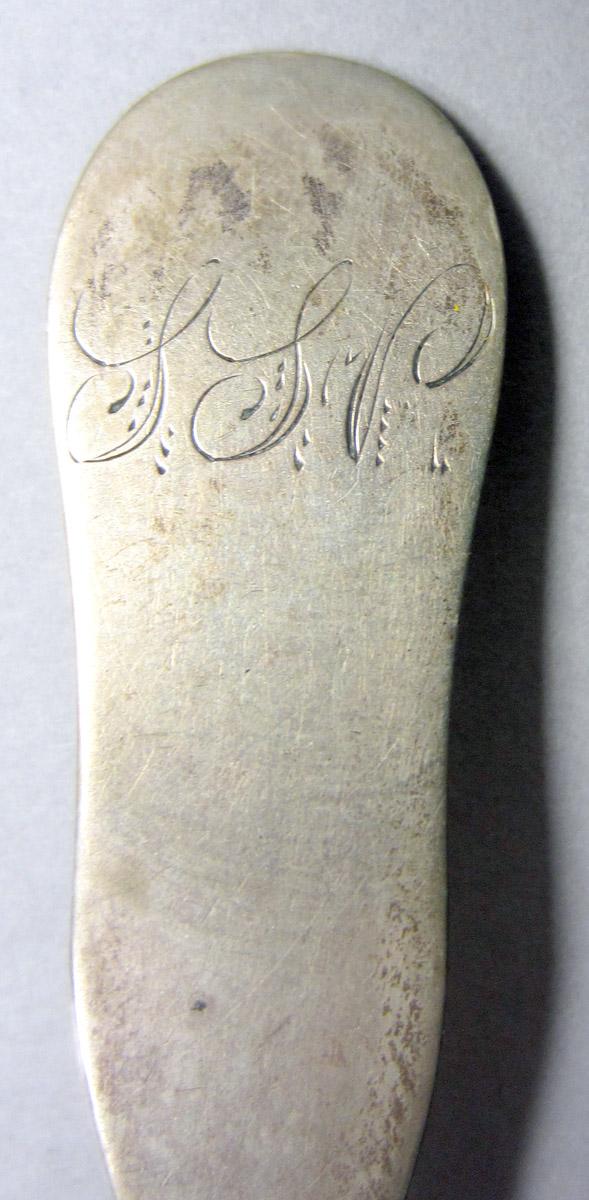 1972.0209.001 Silver Spoon engraving