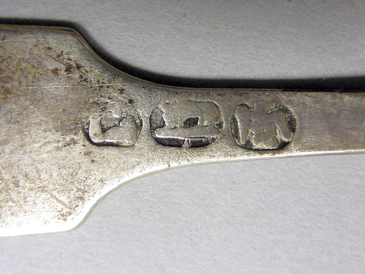 1972.0224 Silver Ladle mark