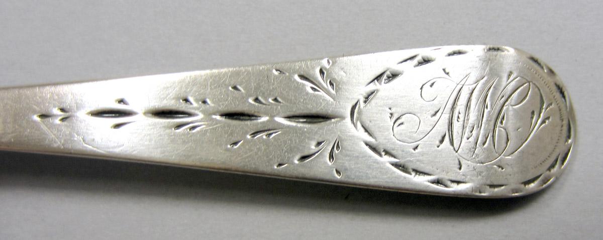 1972.0225 Silver Ladle engraving