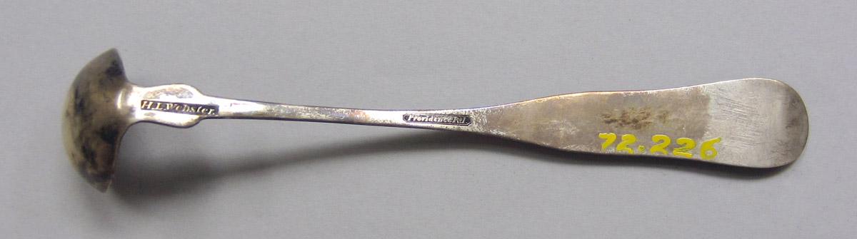 1972.0226 Silver Ladle underside