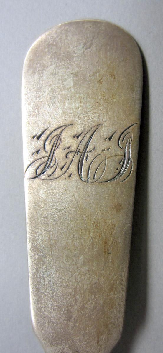 1972.0227.001 Silver Spoon engraving