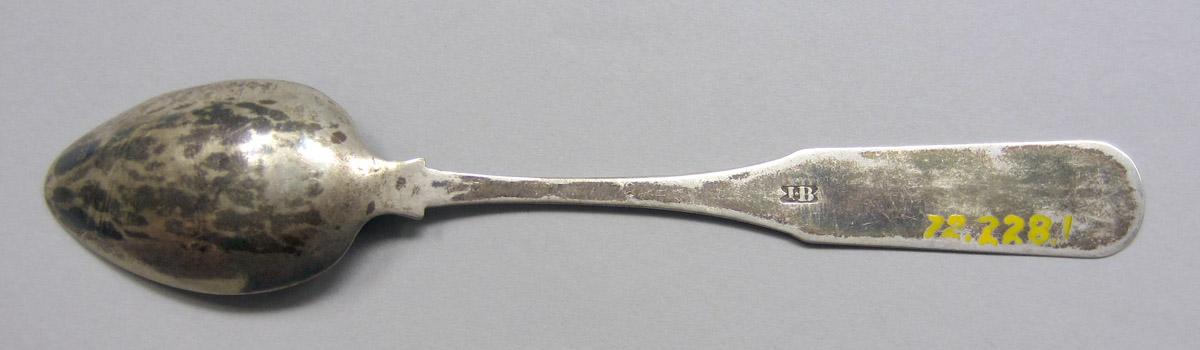 1972.0228.001 Silver Spoon underside