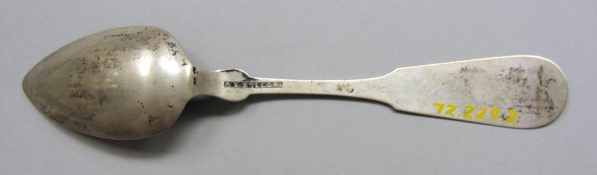 1972.0229.002 Silver Spoon underside
