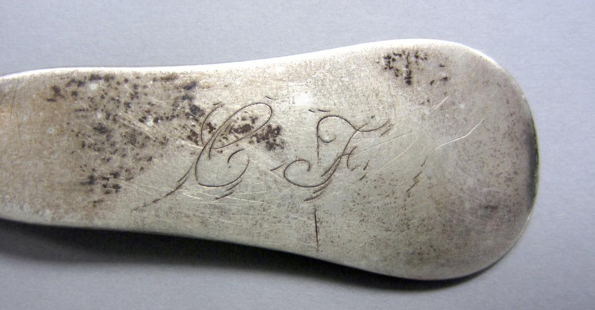 1972.0231.002 Silver Spoon engraving