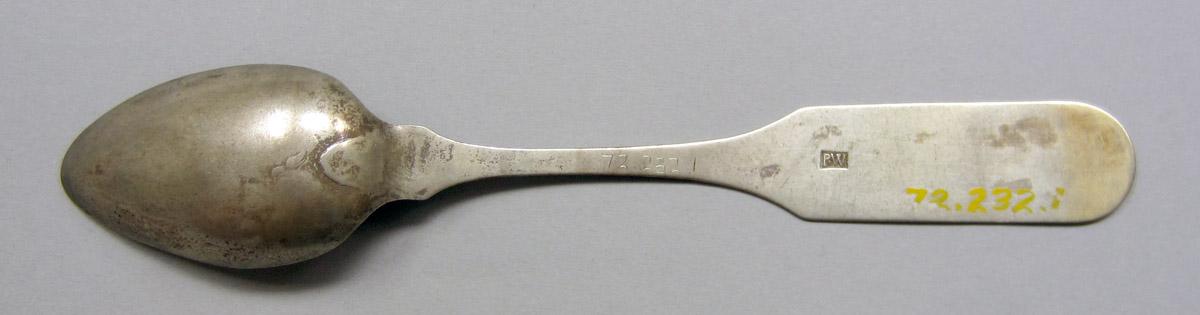 1972.0232.001 Silver Spoon underside
