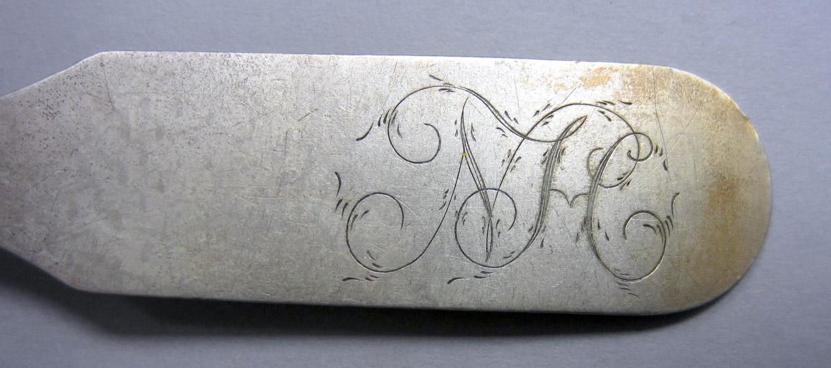 1972.0232.001 Silver Spoon engraving