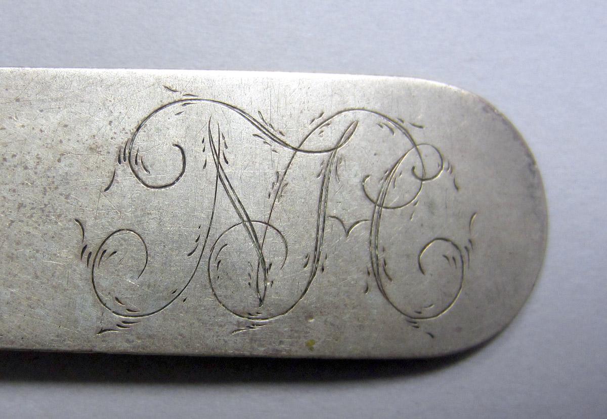 1972.0232.002 Silver Spoon engraving