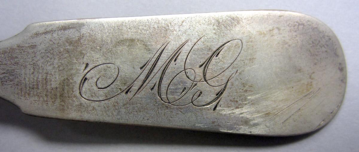 1972.0234 Silver Spoon engraving