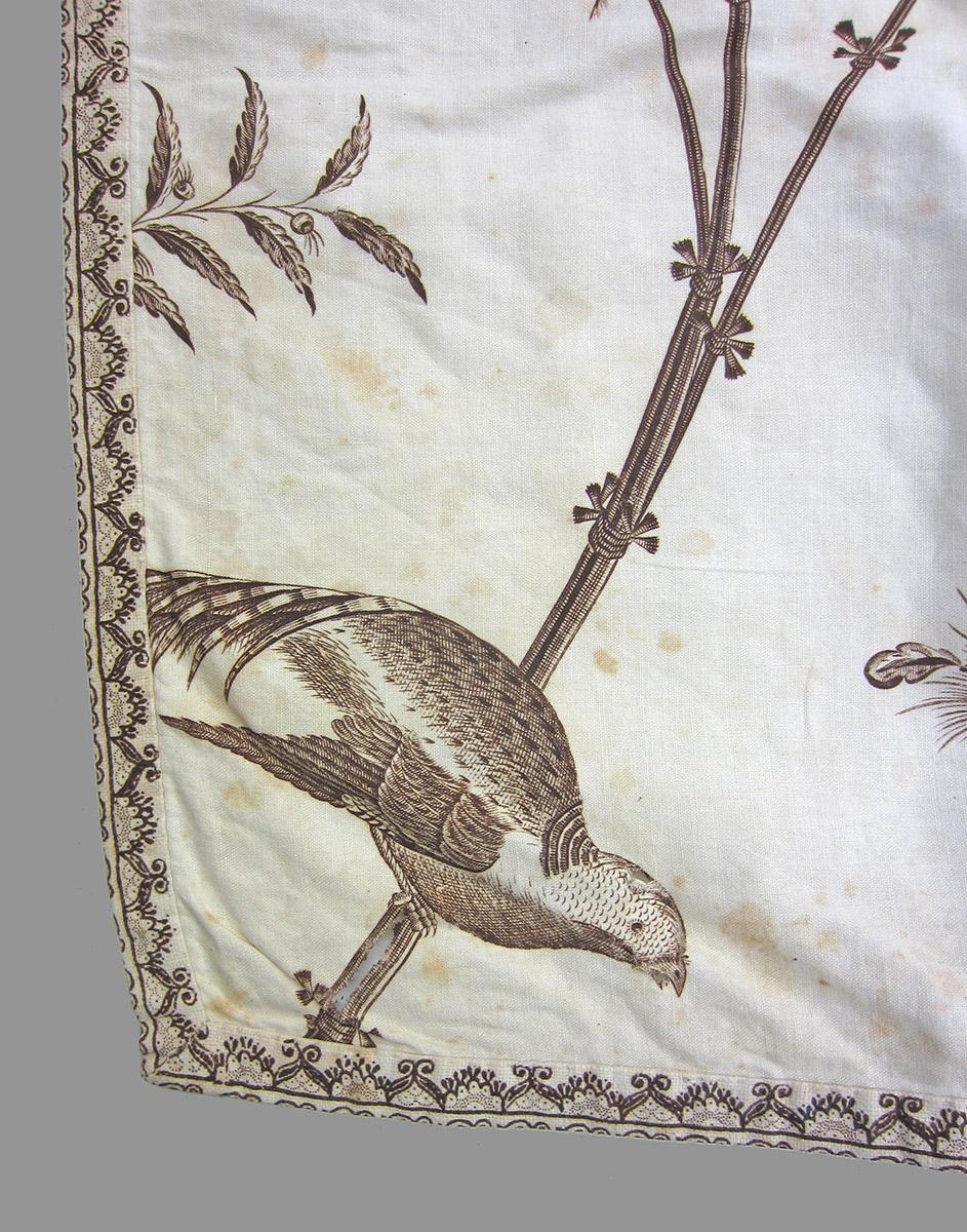 1972.0278.001 textile, printed detail 1