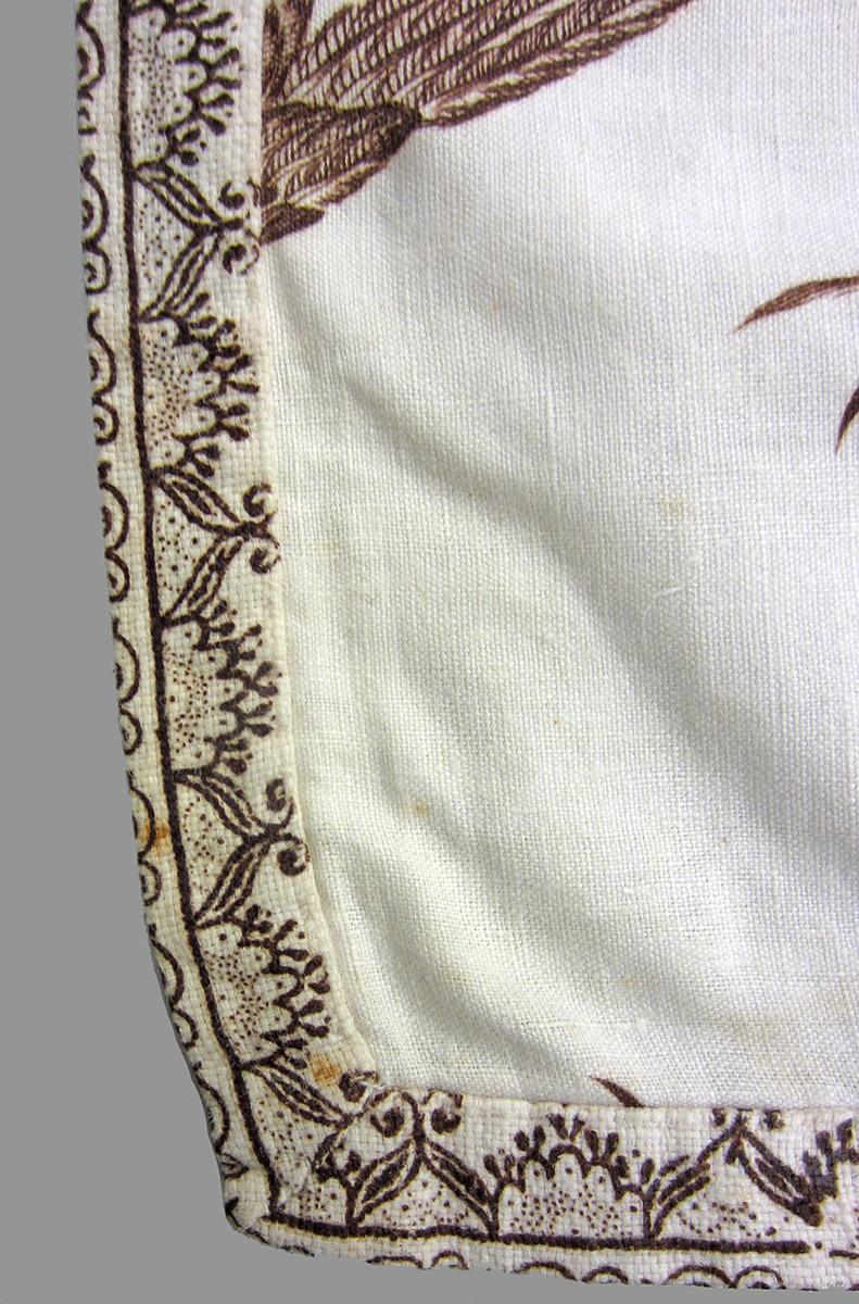 1972.0278.002 textile, printed detail 2