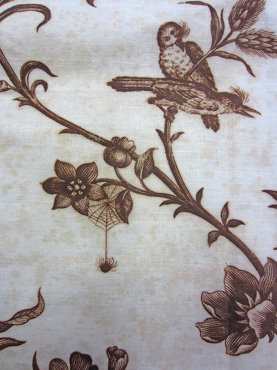 1972.0279 textile, printed detail 1