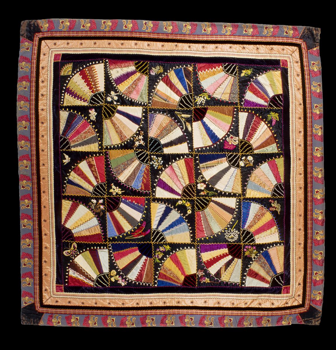 1972.0283 Quilt, crazy