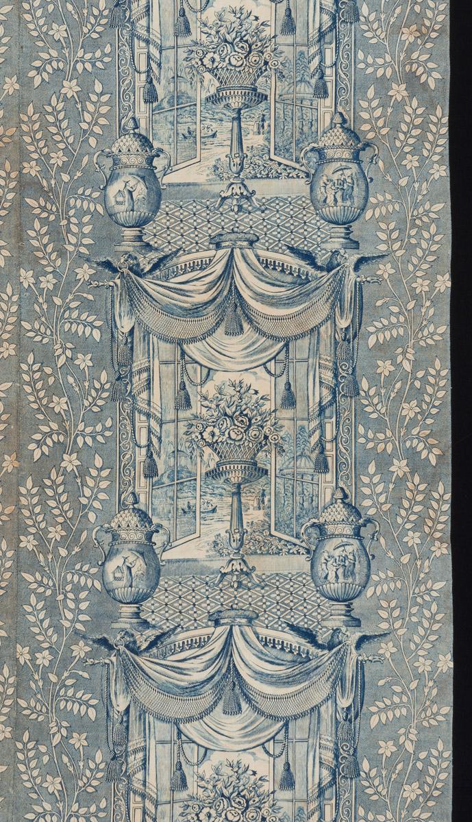 1972.0284.001 Textile, printed, detail 1