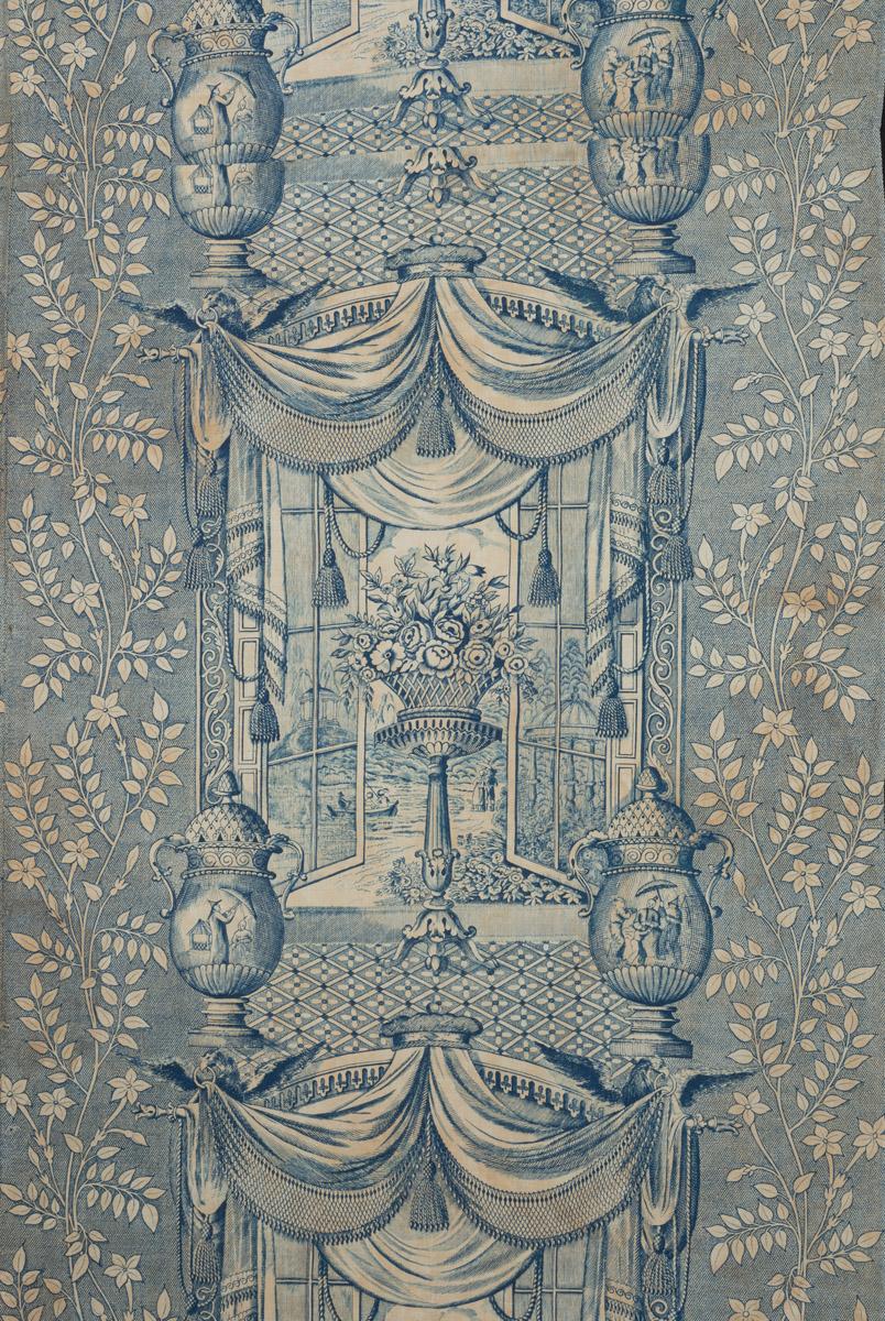 1972.0284.001 Textile, printed, detail 3