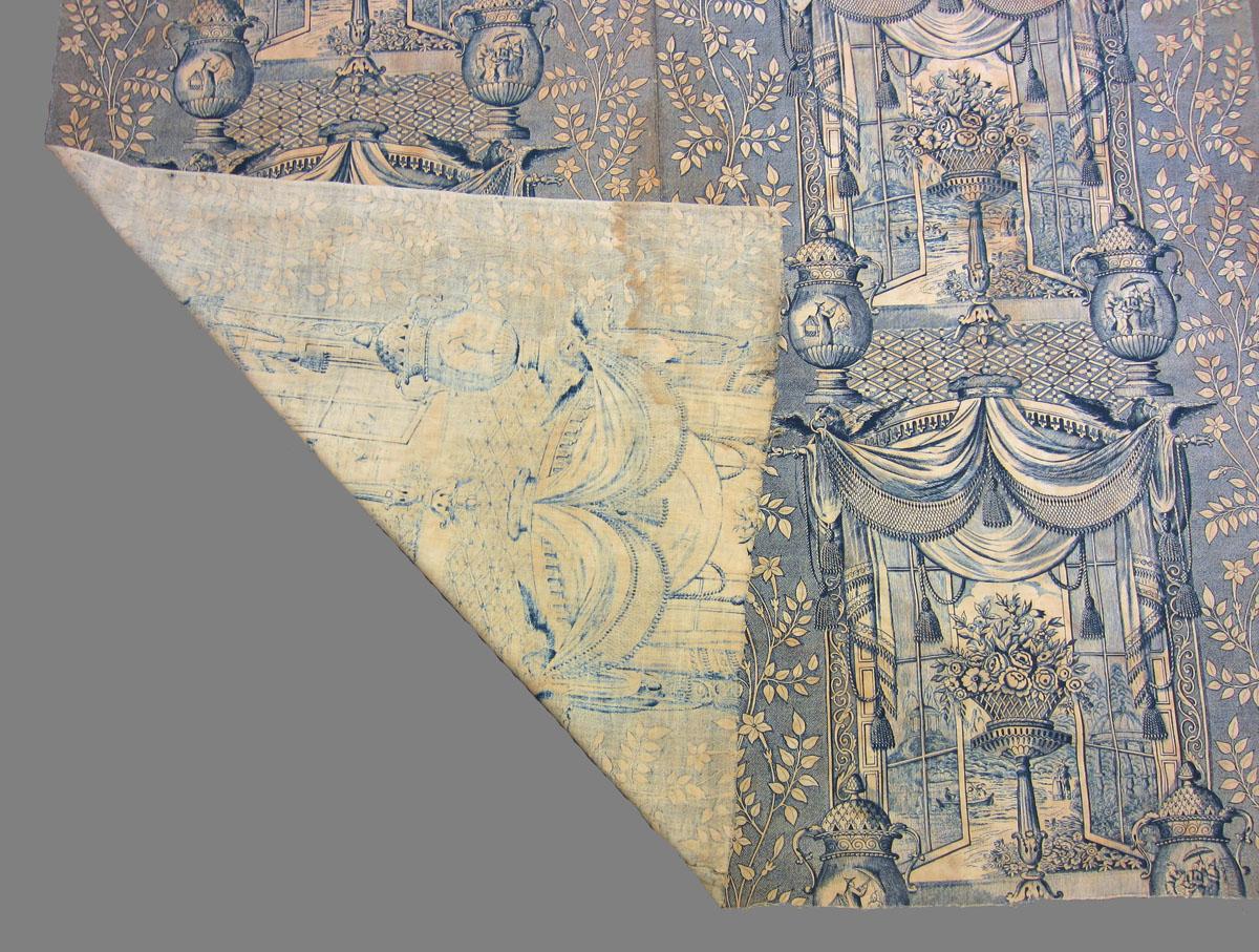 1972.0284.001 textile, printed folded corner