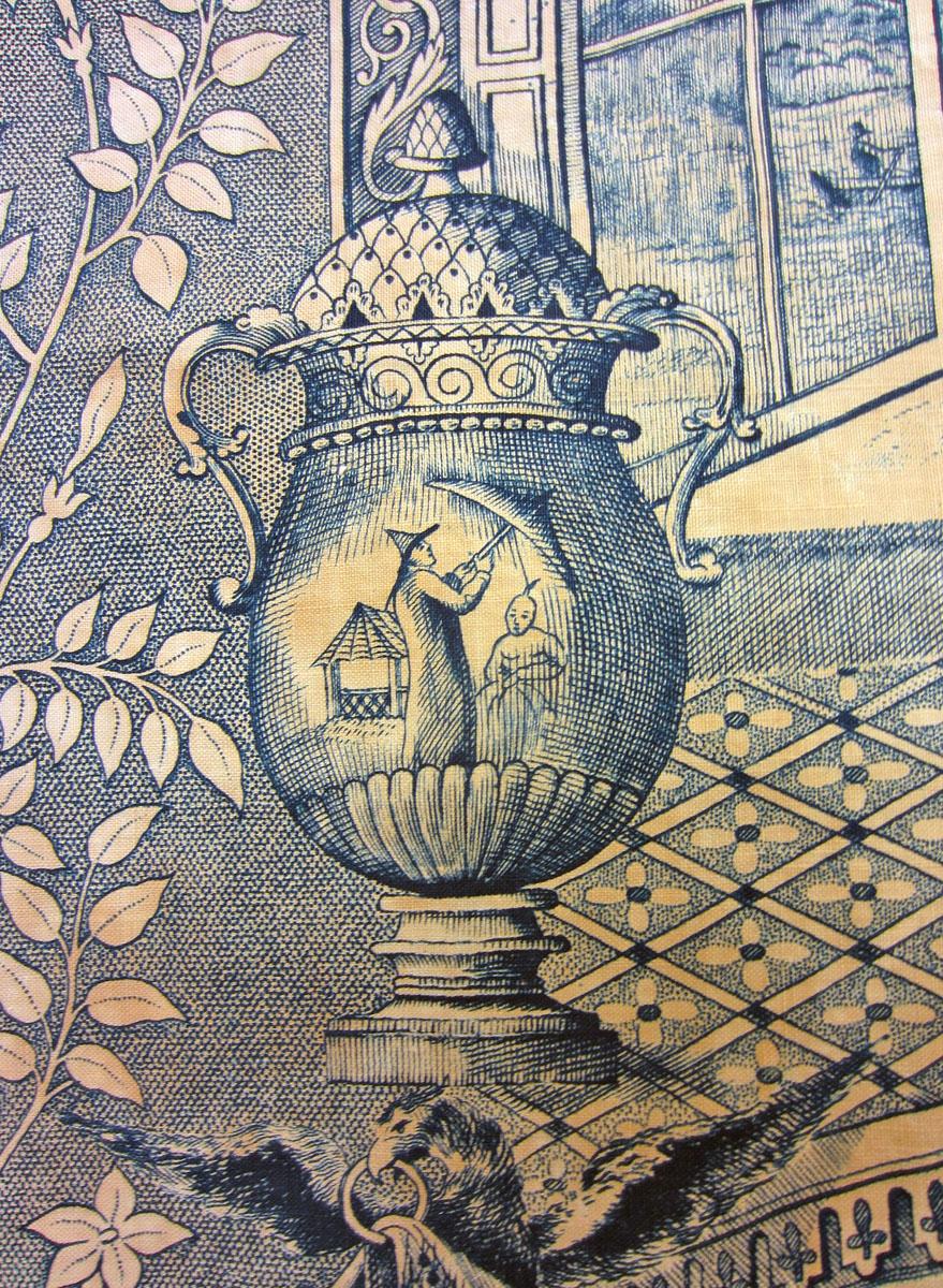 1972.0284.001 textile, printed detail 2