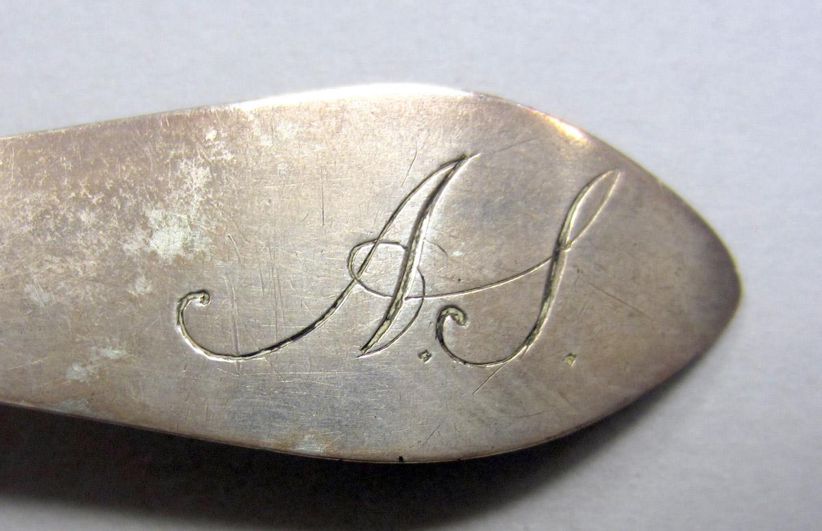 1972.0286.002 Silver Spoon engraving