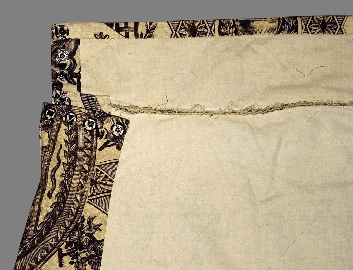 1969.8528 Slip Cover, Attachment Detail