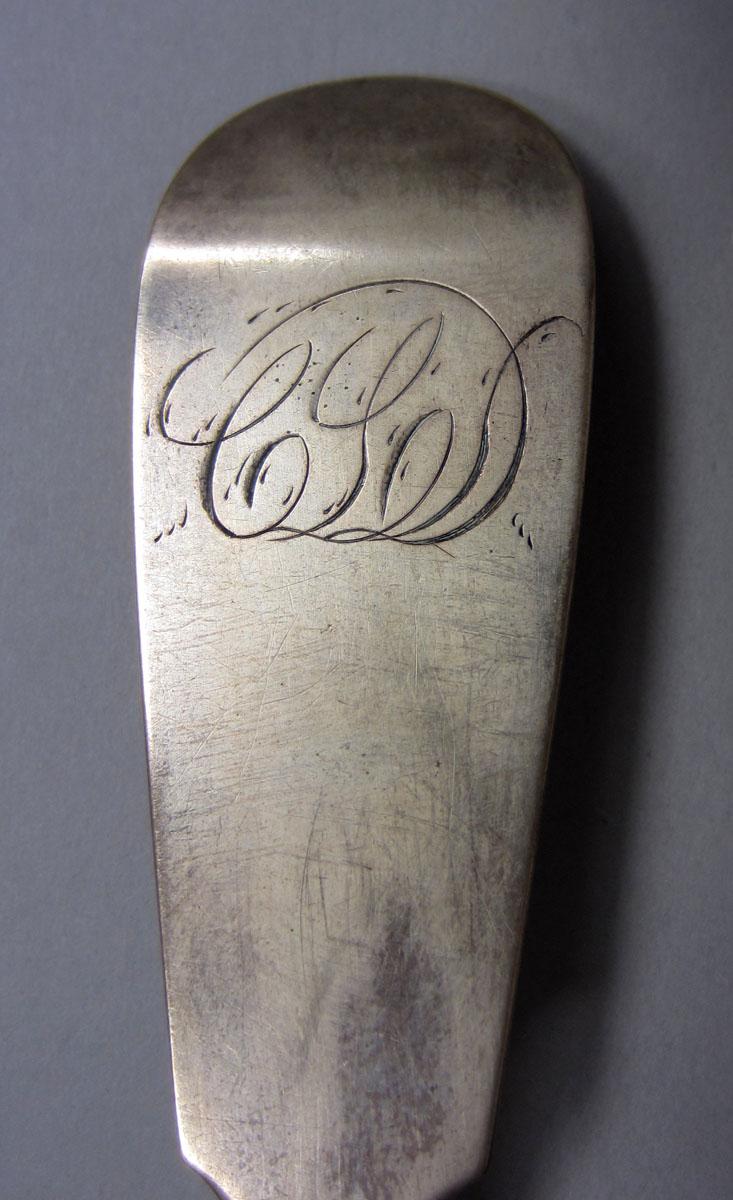 1972.0292 Dessert spoon engraving