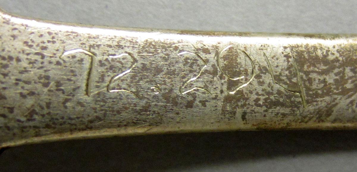 1972.0294 Teaspoon inscription