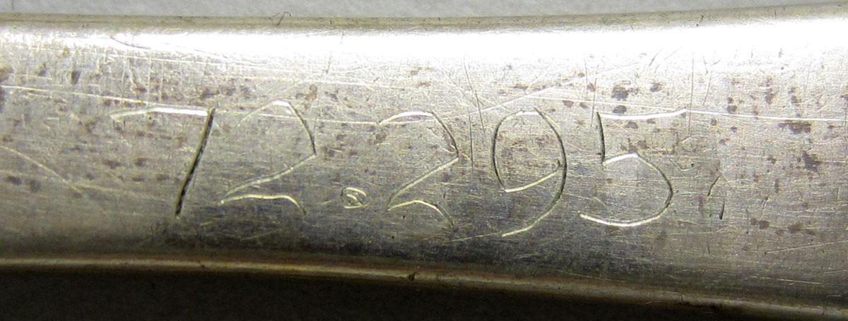 1972.0295 Tablespoon inscription