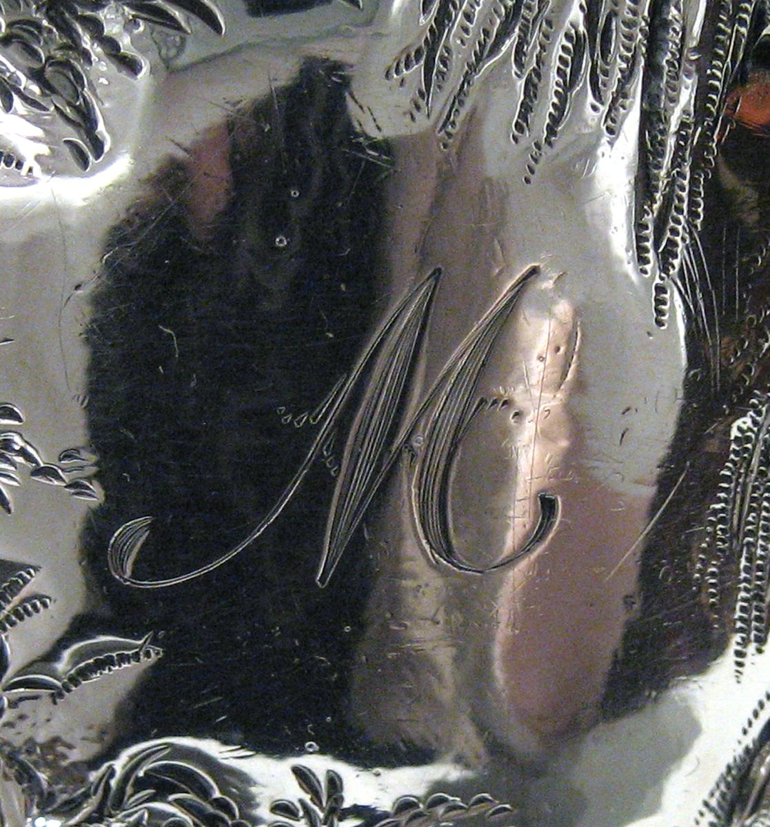 1972.0297.002 Silver Teapot engraving