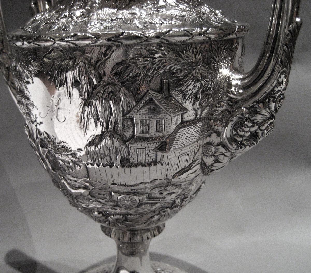 1972.0297.002 Silver Teapot detail 4