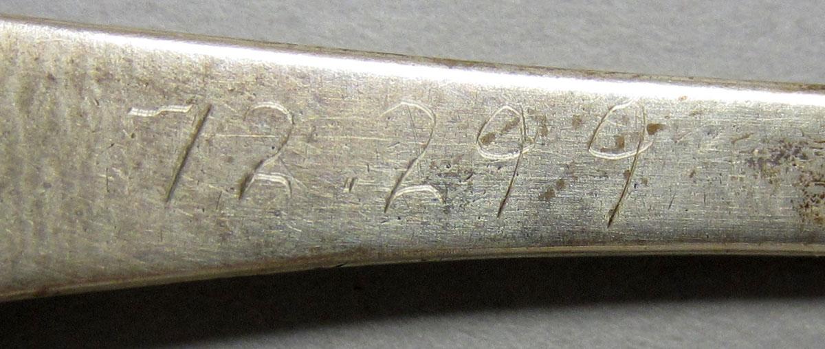 1972.0299 Teaspoon inscription