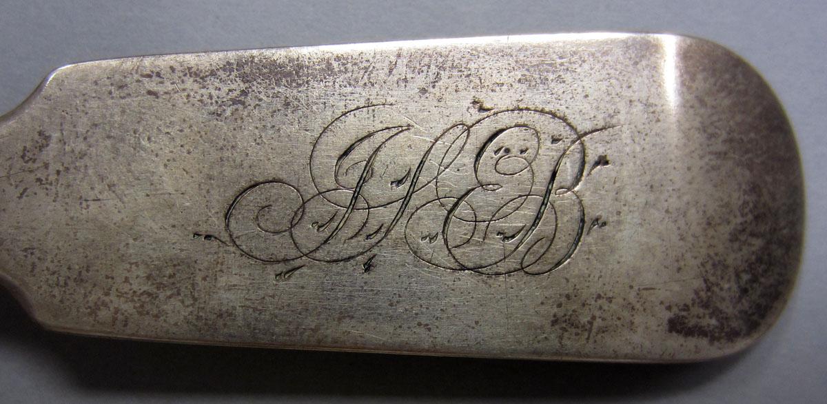 1972.0305 Dessert spoon engraving