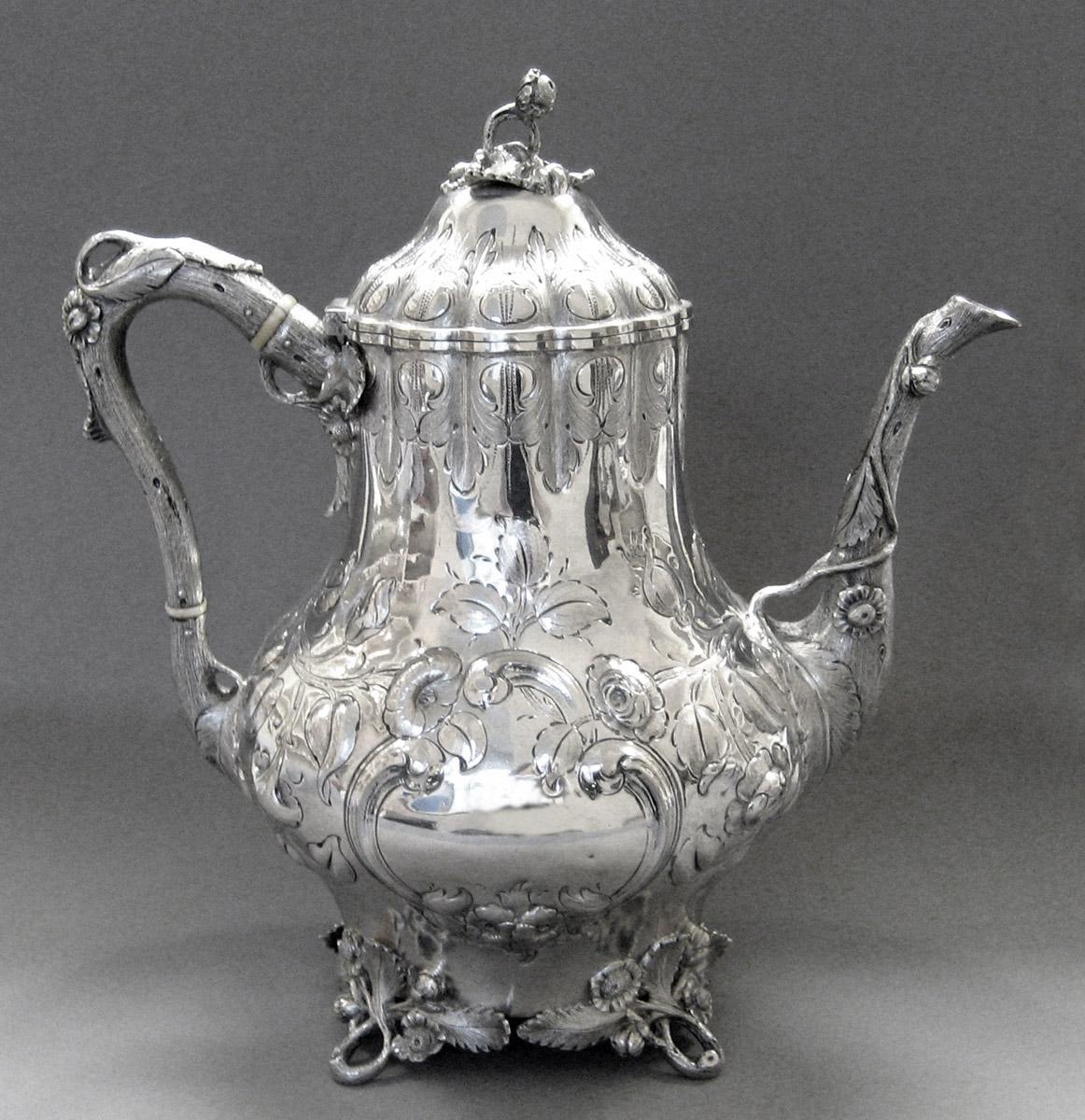 1972.0306.002 Silver Teapot side 2