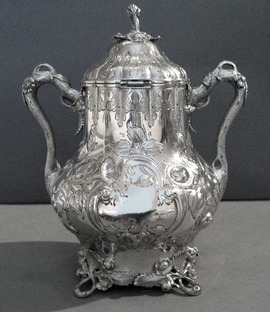 1972.0306.003 Silver Sugar Bowl view 2