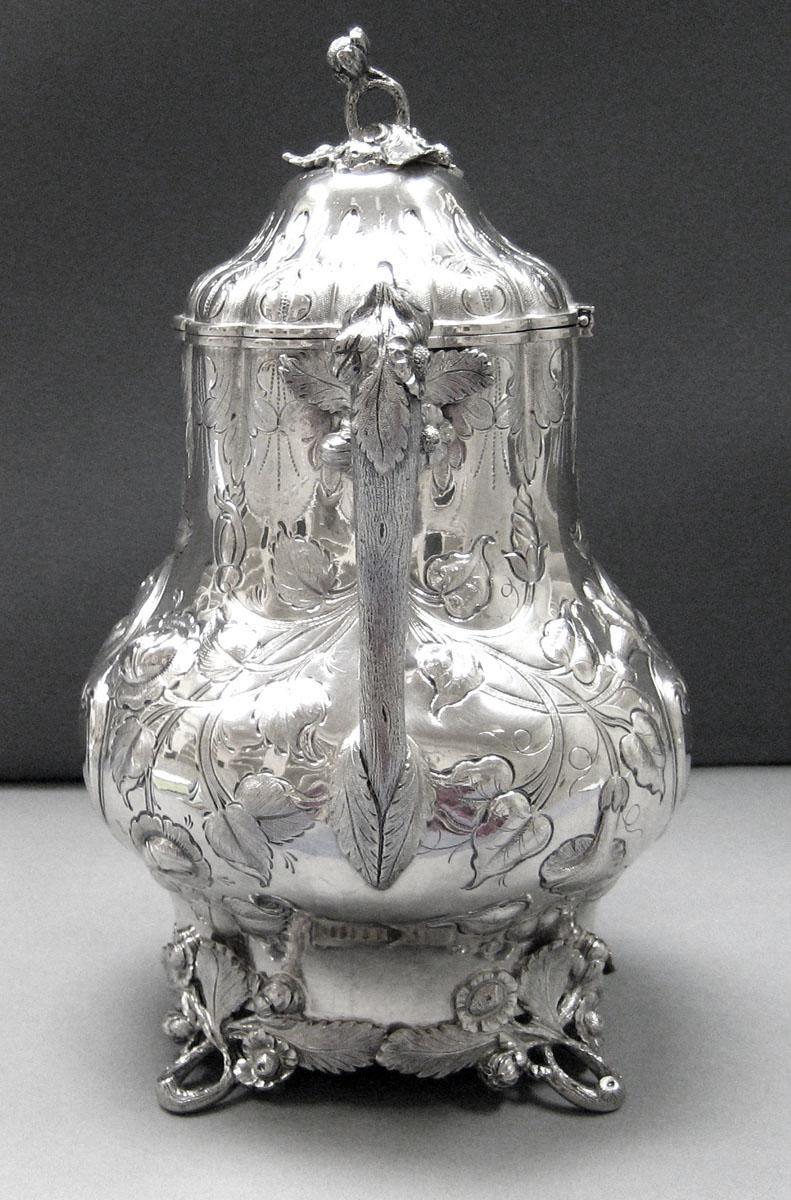 1972.0306.003 Silver Sugar Bowl side view