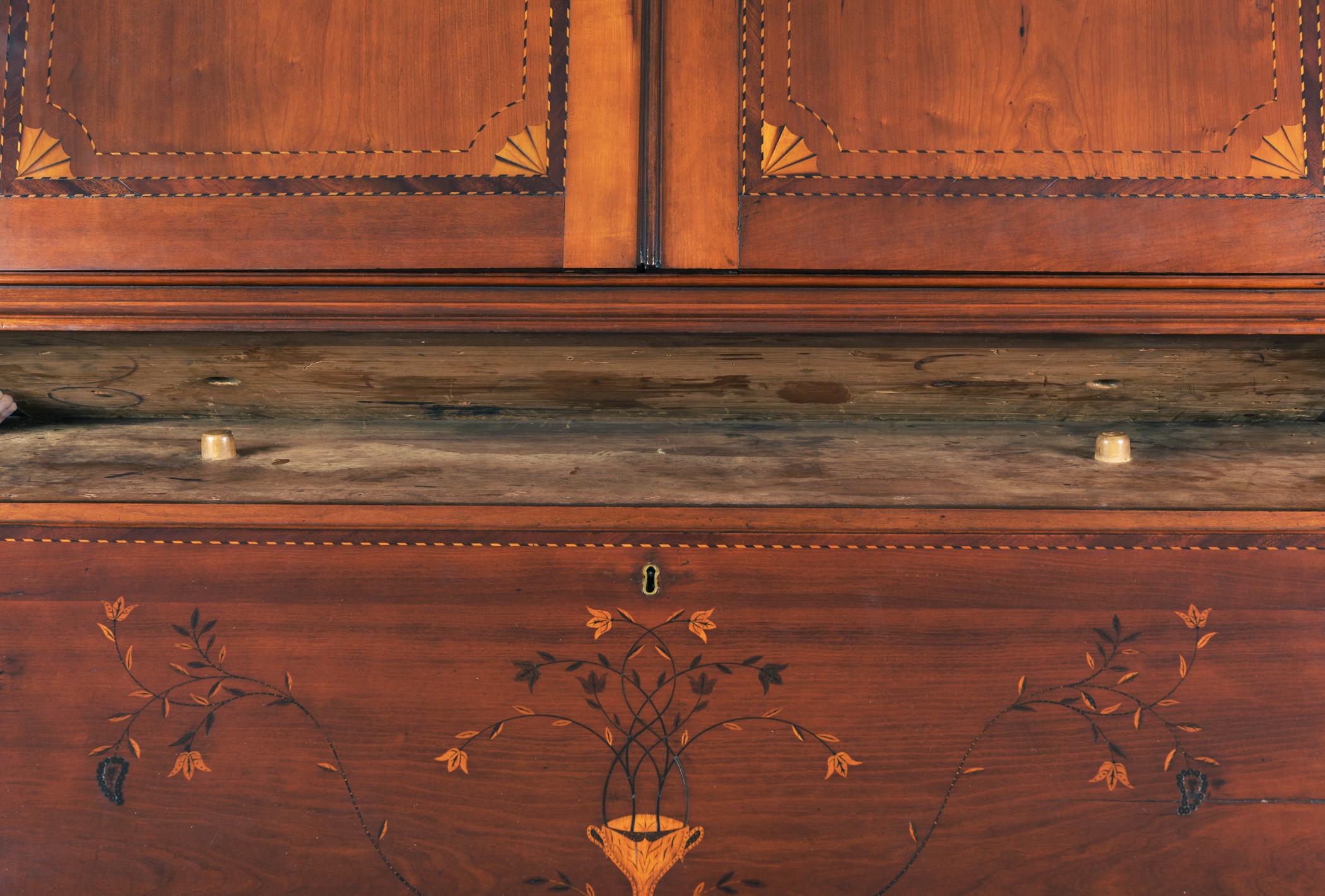 1957.0885 Desk and bookcase, detail 17