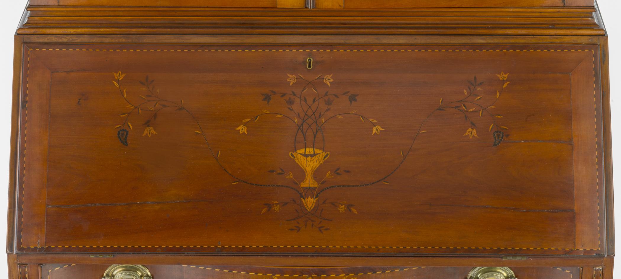 1957.0885 Desk and bookcase, detail 6