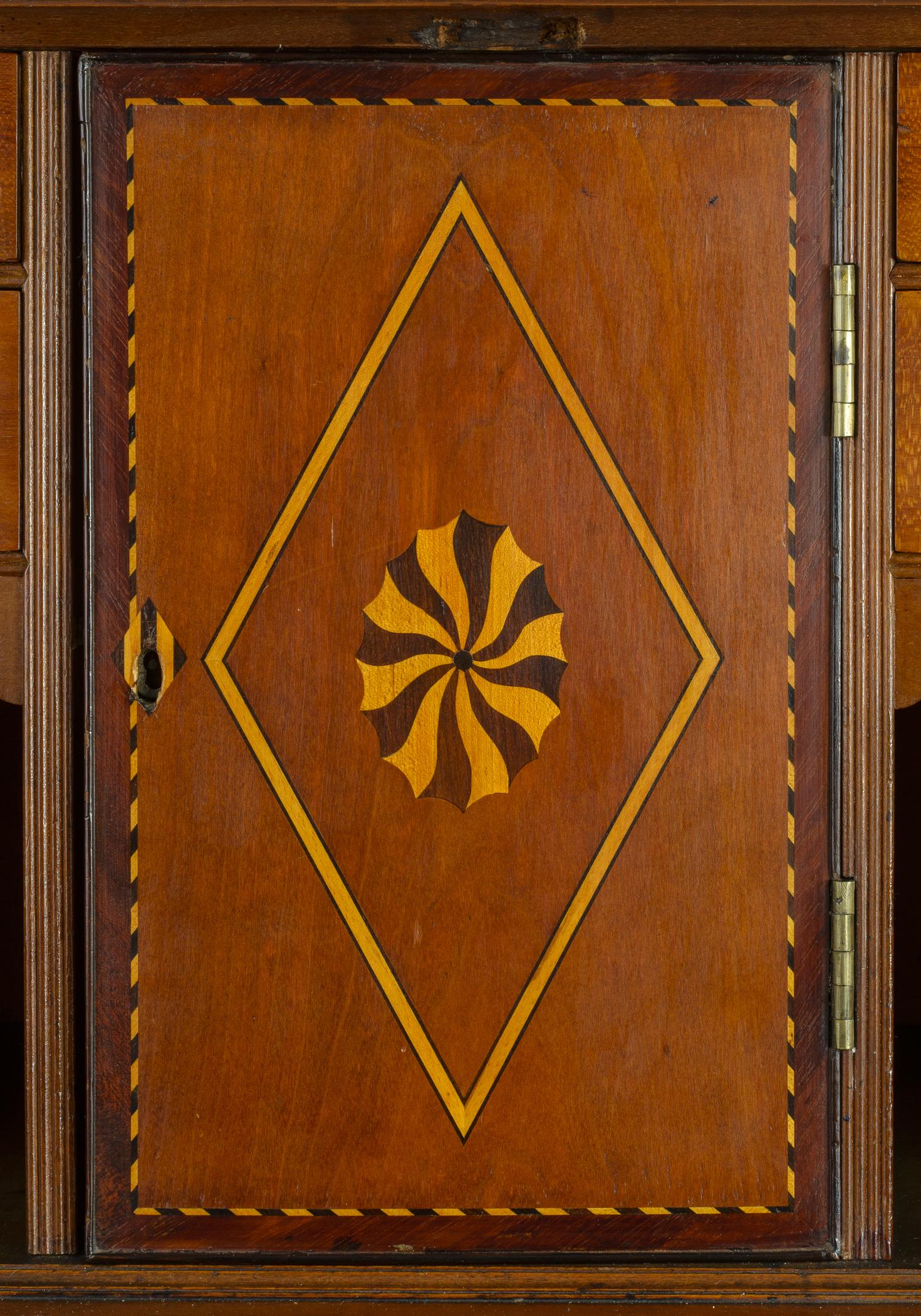 1957.0885 Desk and bookcase, detail 9